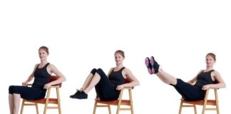 11 Ejercicios de silla, que funcionan igual como ir al gimnasio